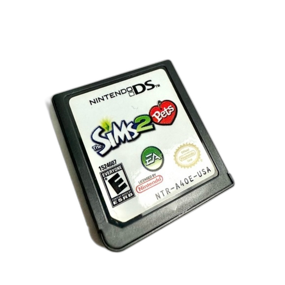 Nintendo DS Sims 2 Pets Game Animal Kids Player Fun Vintage